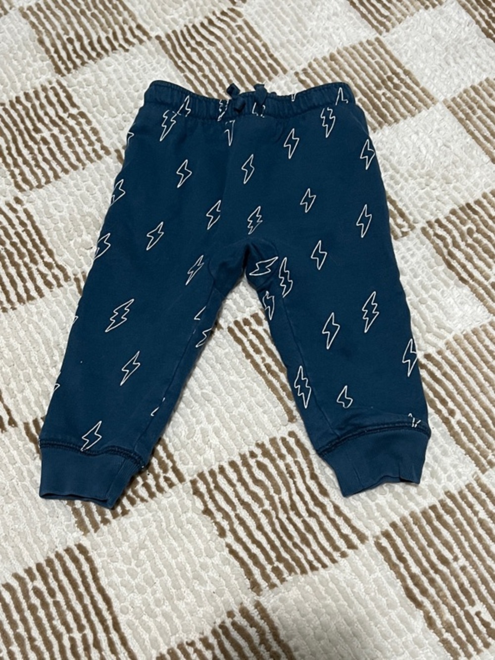 Tea Collection Navy Lightning Bolt Joggers